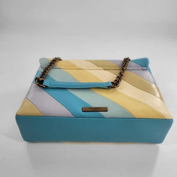 Kurt‎ Geiger Kensington Convertible Leather Crossbody Bag New - Picture 4 of 8